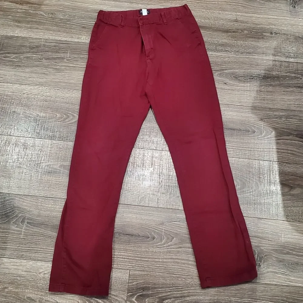 Boys PLACE Burgundy Chinos Size 16